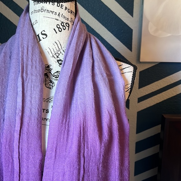 J. Crew Ombré Purple Scarf - Picture 5 of 8